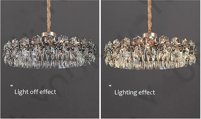 Crystal Glow Chandelier ✨💎 Luxury Lighting 🏡🌟