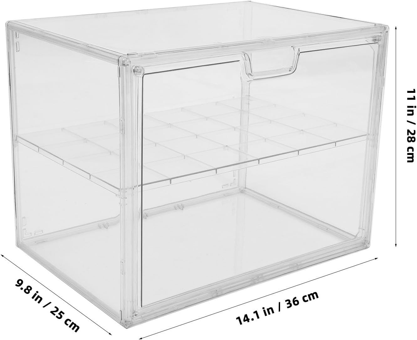 🧴 Clear Countertop Organizer 🌟 Multi-Compartment & Stylish 🏡✨