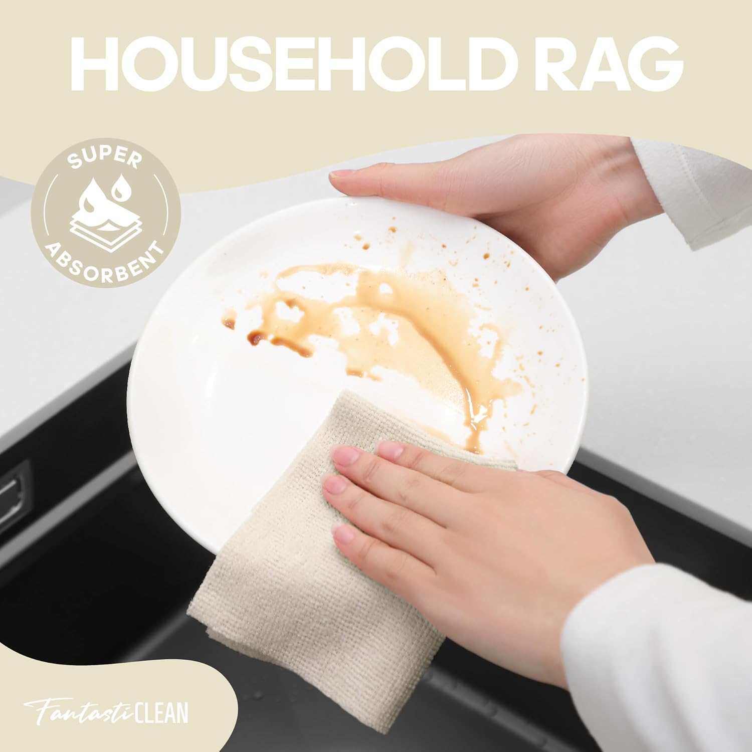 ✨ Microfiber Cleaning Cloths 🧼🌿 Reusable & Eco-Friendly 🏡💧