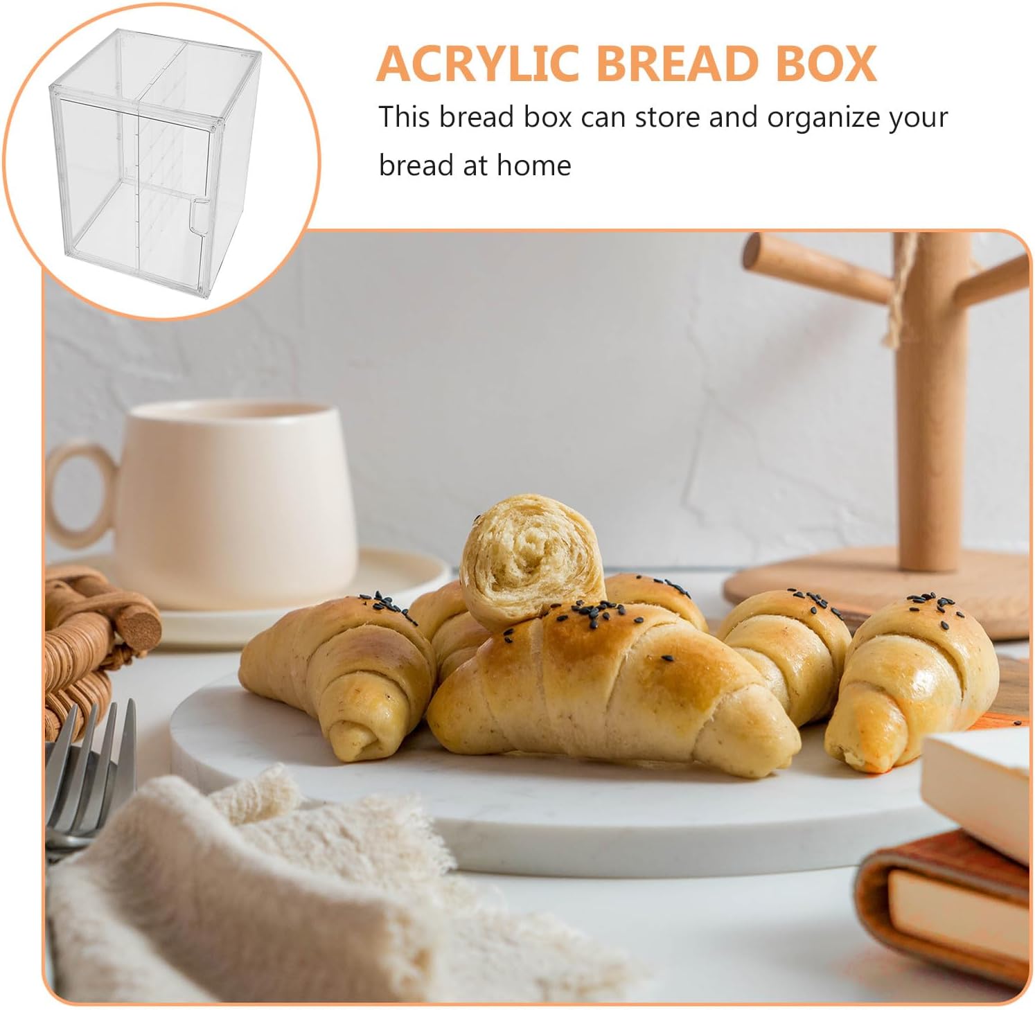 🧴 Clear Countertop Organizer 🌟 Multi-Compartment & Stylish 🏡✨