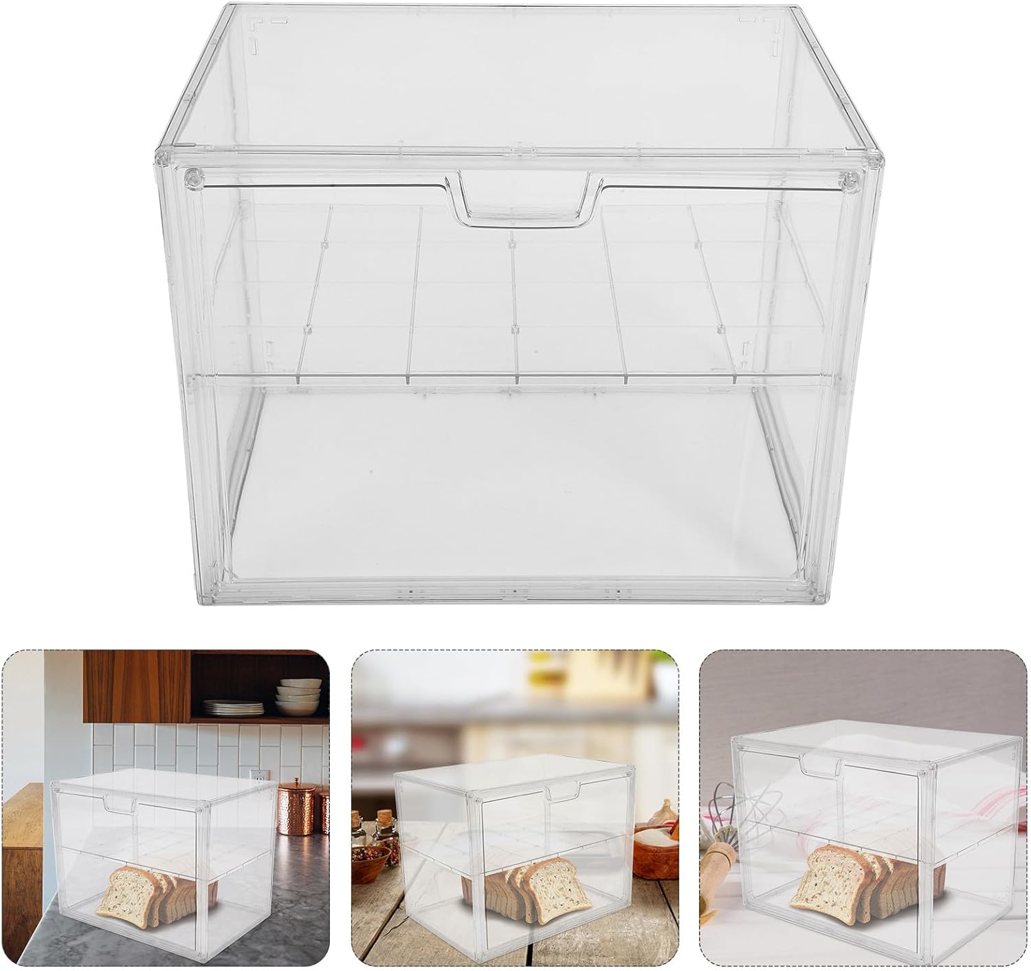 🧴 Clear Countertop Organizer 🌟 Multi-Compartment & Stylish 🏡✨
