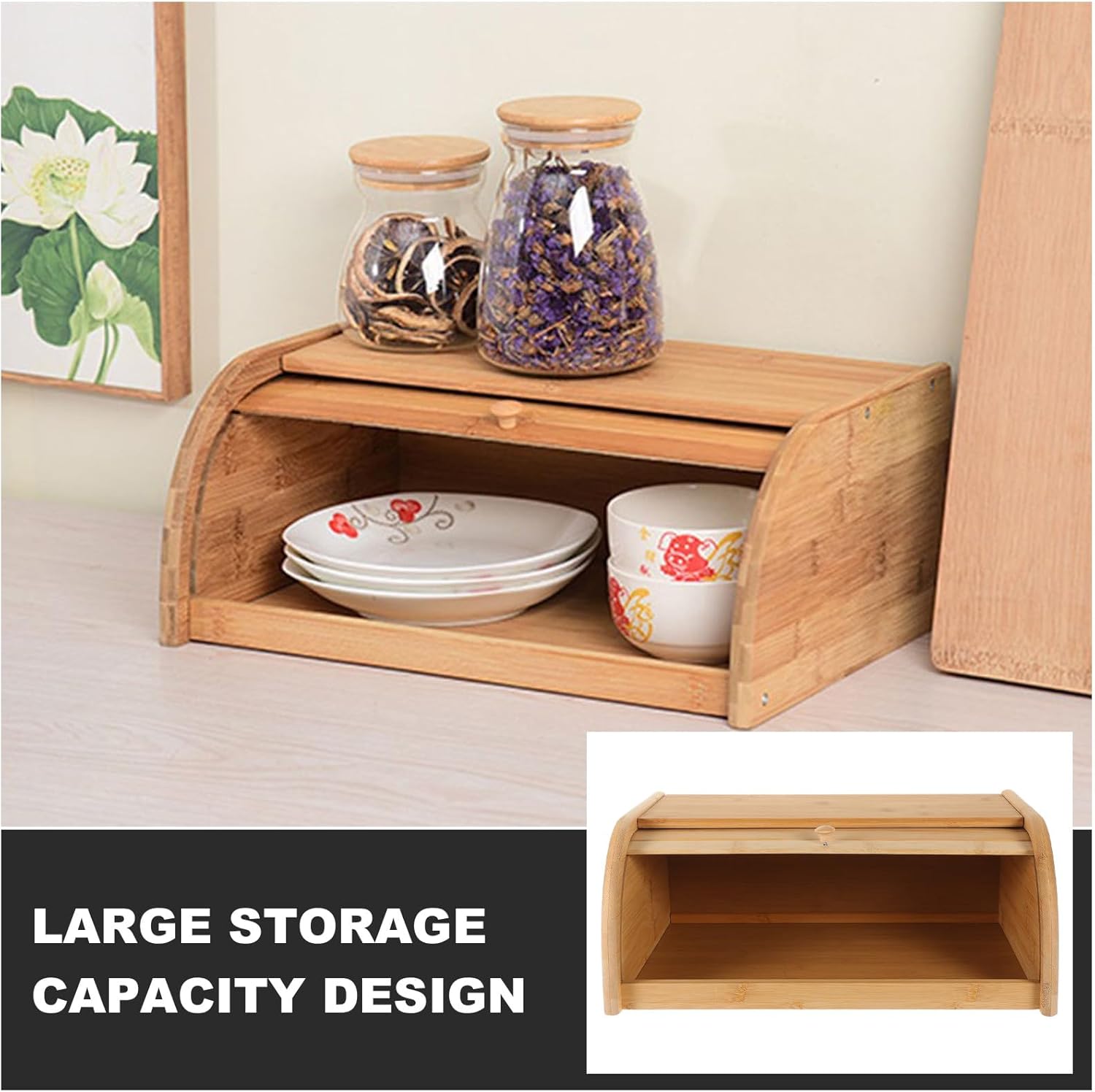 🌿 Eco-Friendly Countertop Organizer 🍯✨ Stylish & Practical 🏡💛