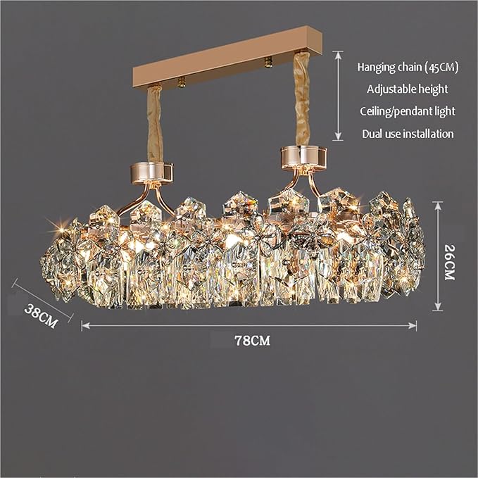 Crystal Glow Chandelier ✨💎 Luxury Lighting 🏡🌟