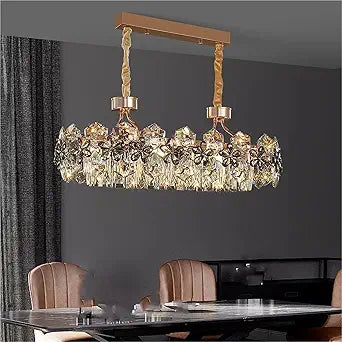 Crystal Glow Chandelier ✨💎 Luxury Lighting 🏡🌟