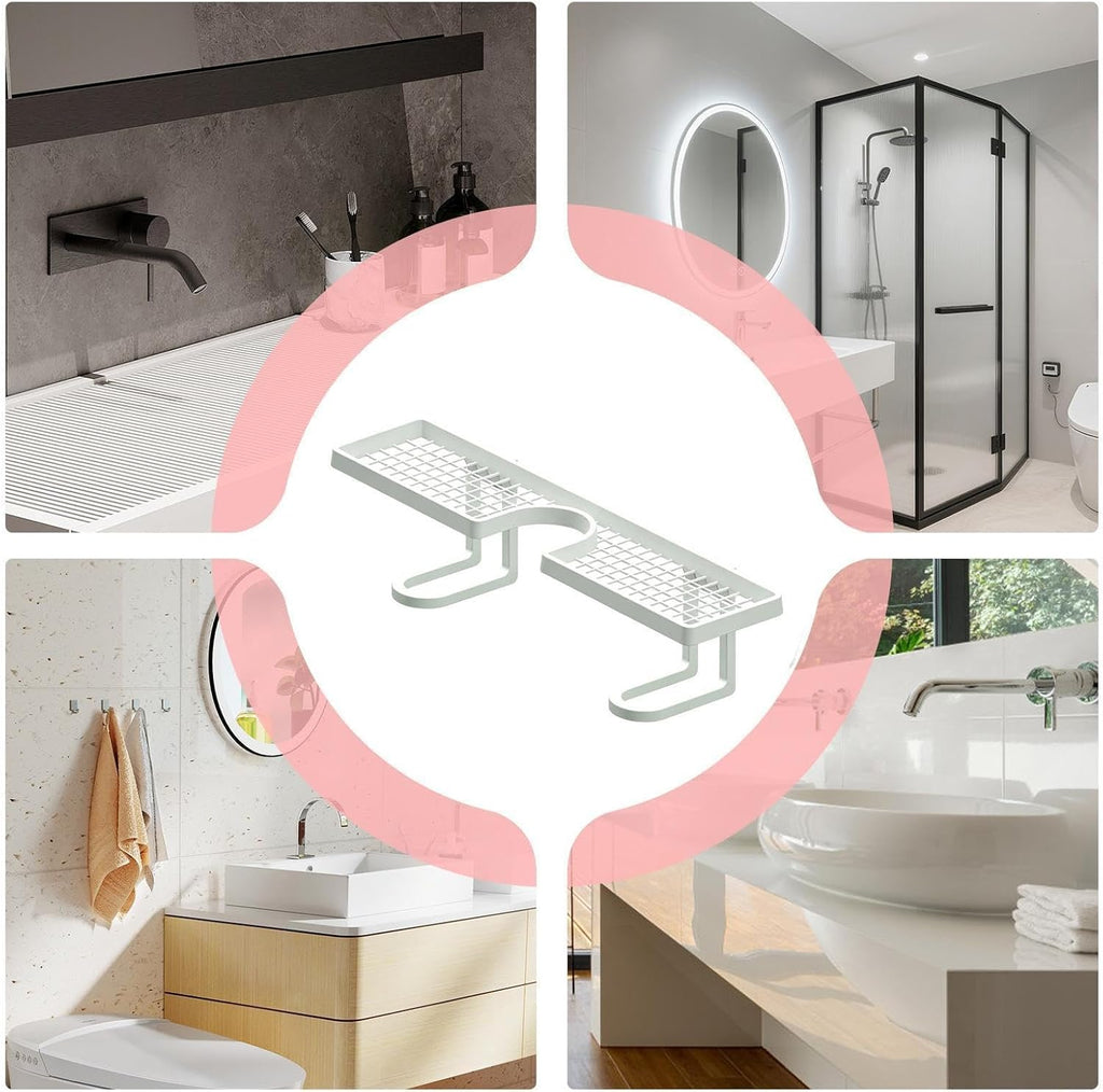 🛁 Bathroom Storage Rack 🧴✨ Multi-Layer & Space-Saving 🌿💎