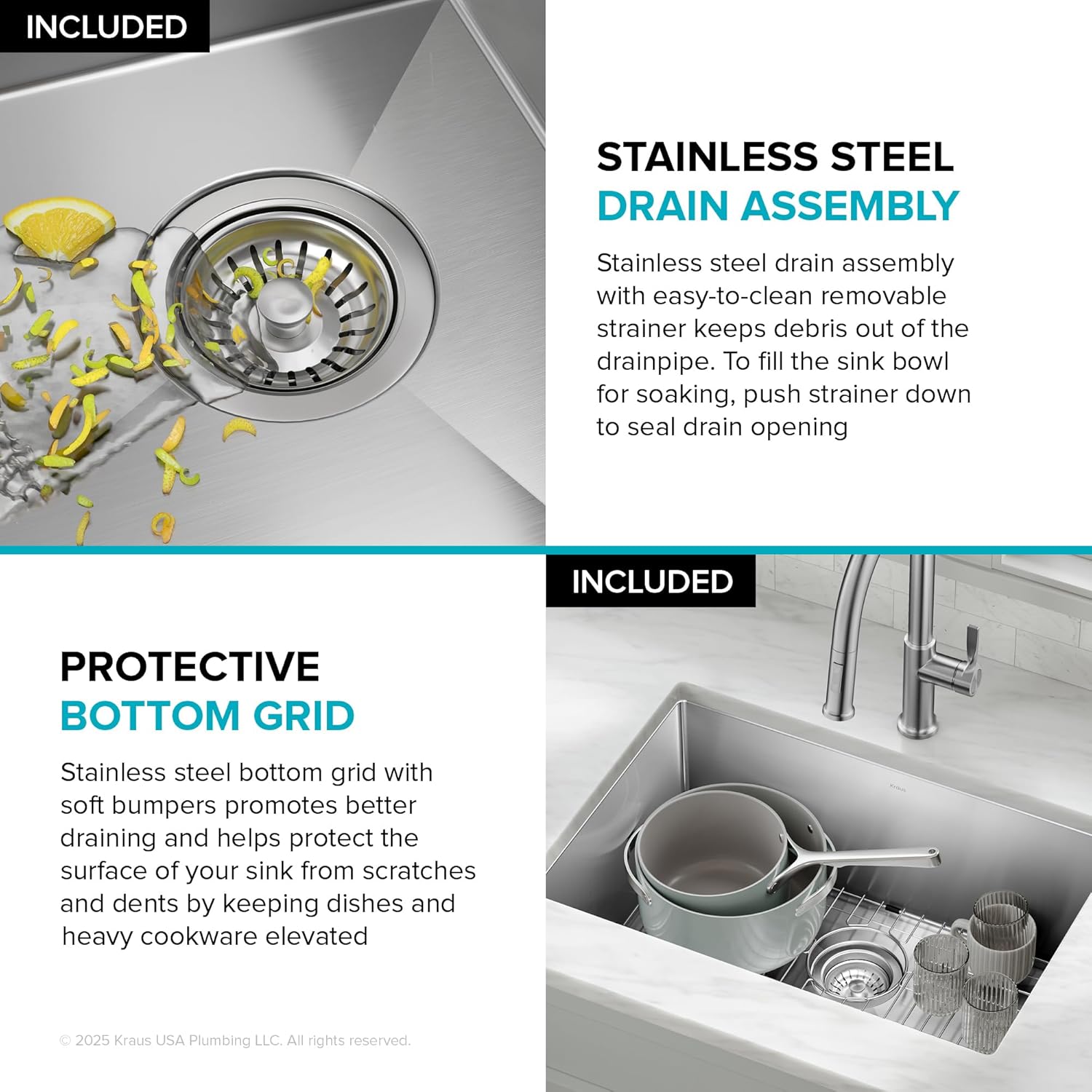 ✨ Sleek 30" Stainless Steel Kitchen Sink 🥂🧼 Perfect for Modern Homes 🏡✨